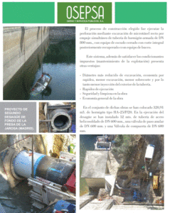 Proyecto de segundo desagüe de fondo de la presa de la Jarosa (Madrid